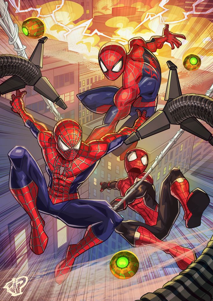 All Spider-Man In No Way Home Digital Fanart Wallpapers