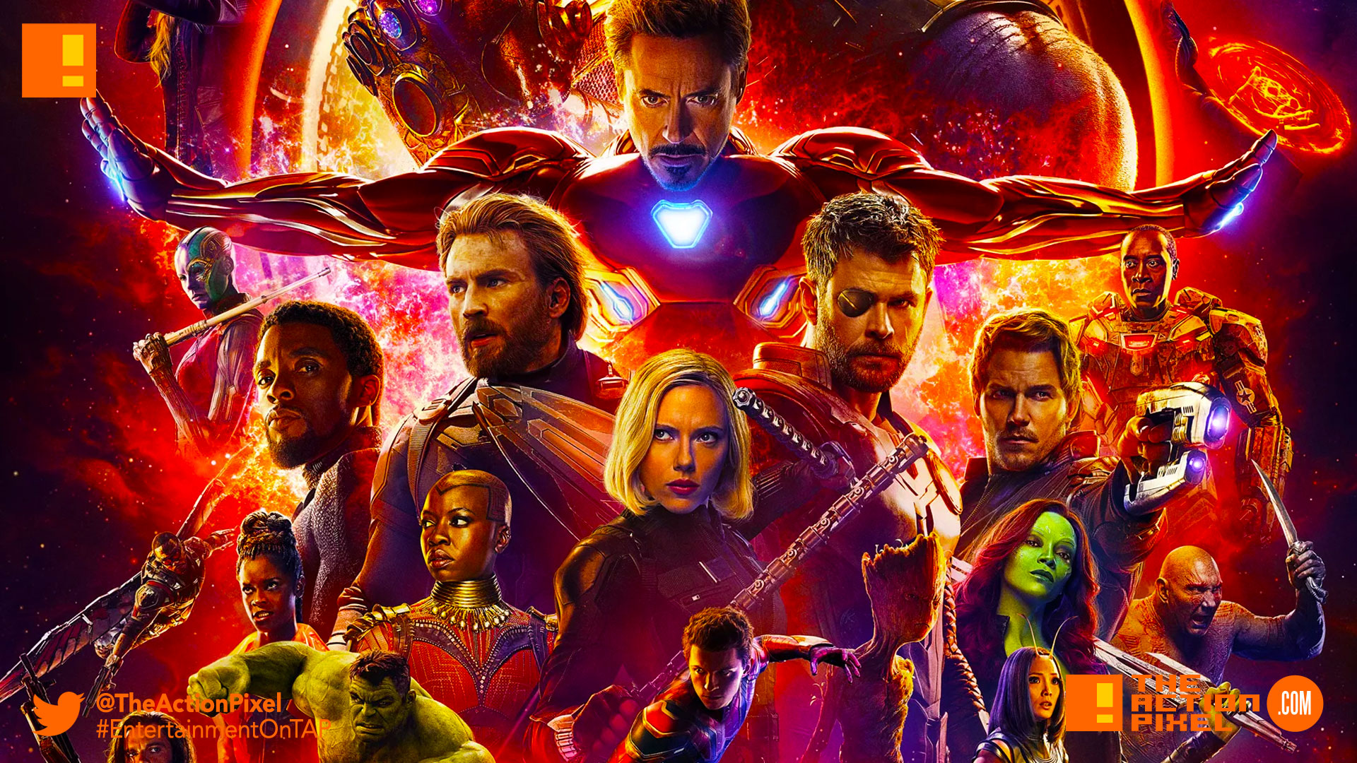 All The Avengers Fighting Thanos - Avengers Infinity War Artwork Wallpapers