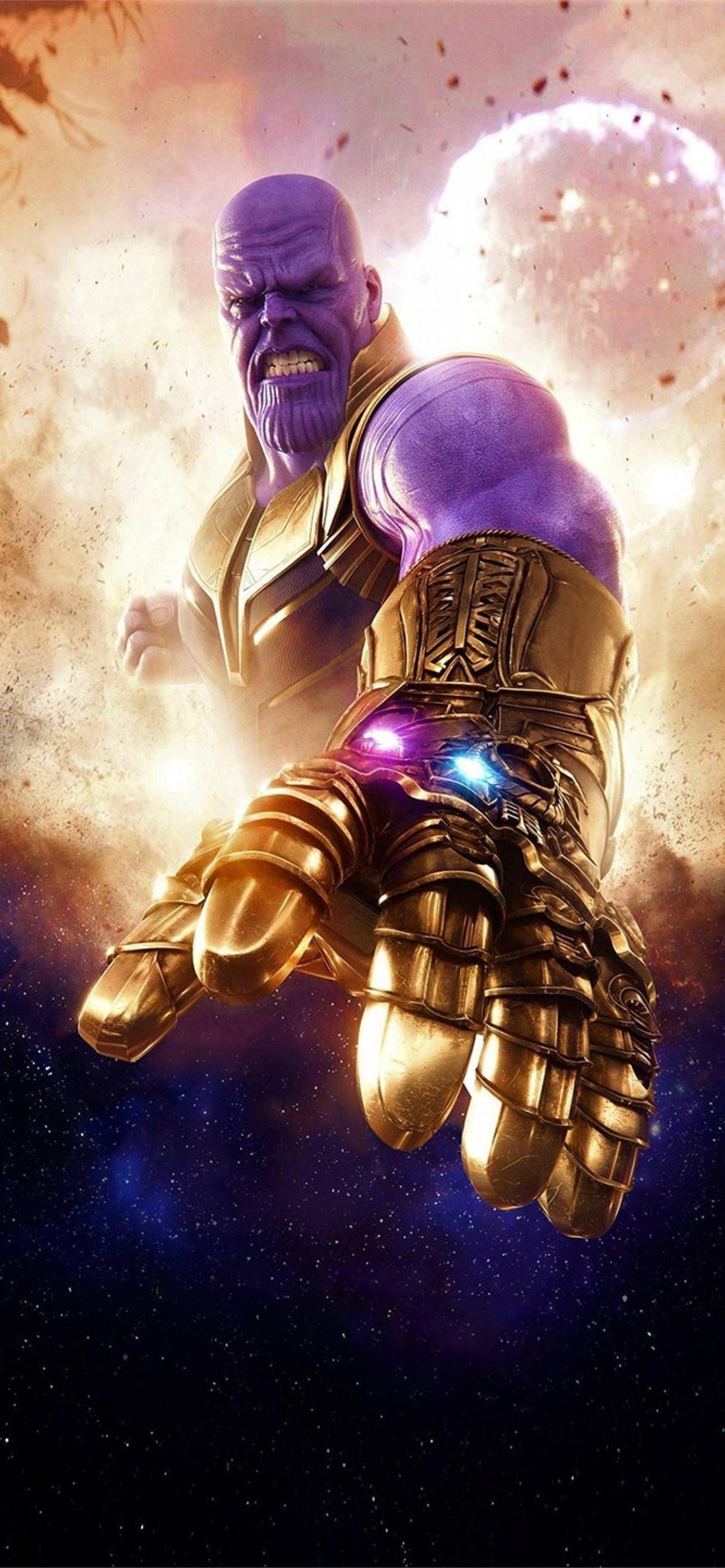 All The Avengers Fighting Thanos - Avengers Infinity War Artwork Wallpapers