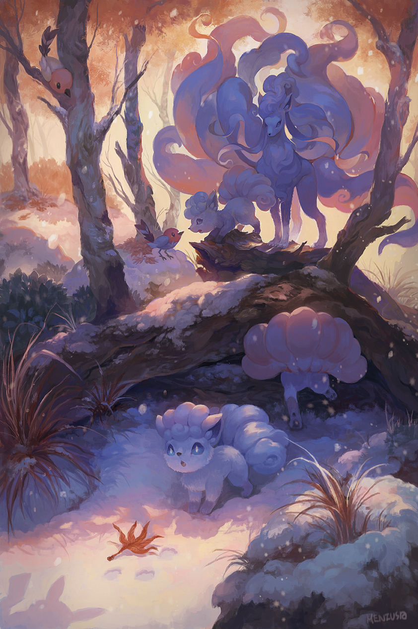 Alolan Vulpix Gif Wallpapers