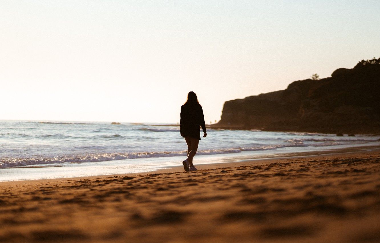 Alone In The Beach Wallpapers