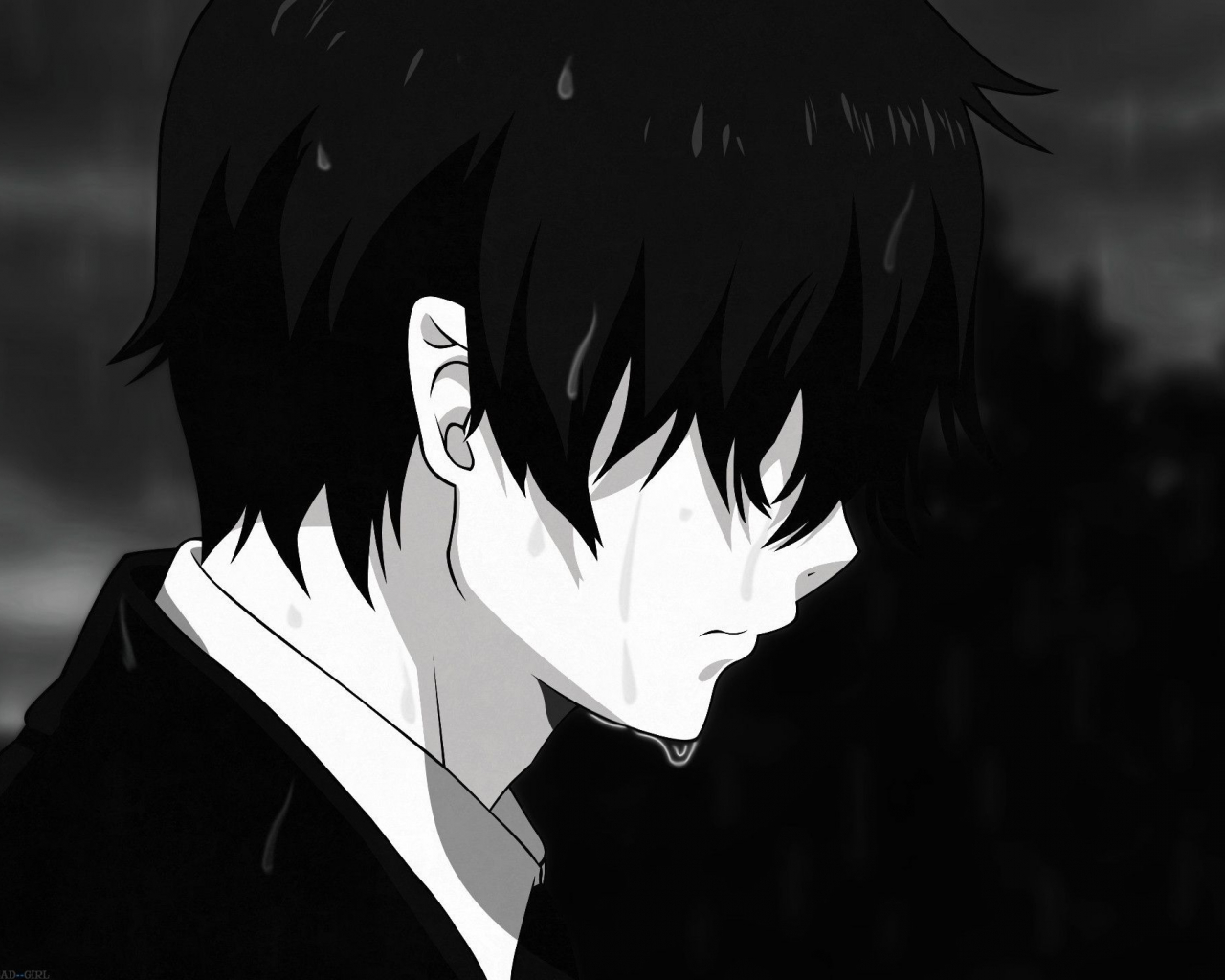 Alone Sad Anime Boy Wallpapers