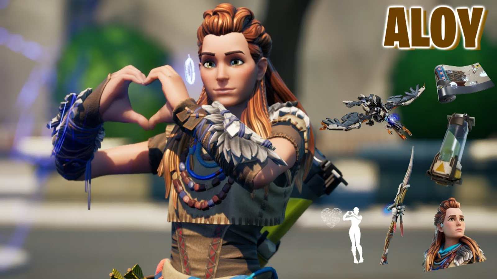 Aloy Fortnite Wallpapers