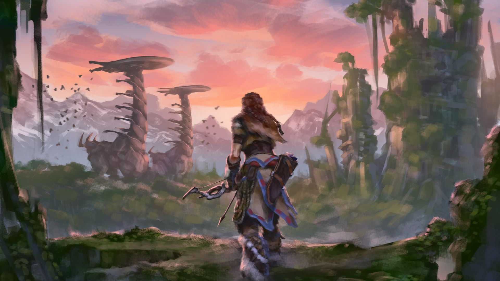 Aloy in Horizon Gam Wallpapers