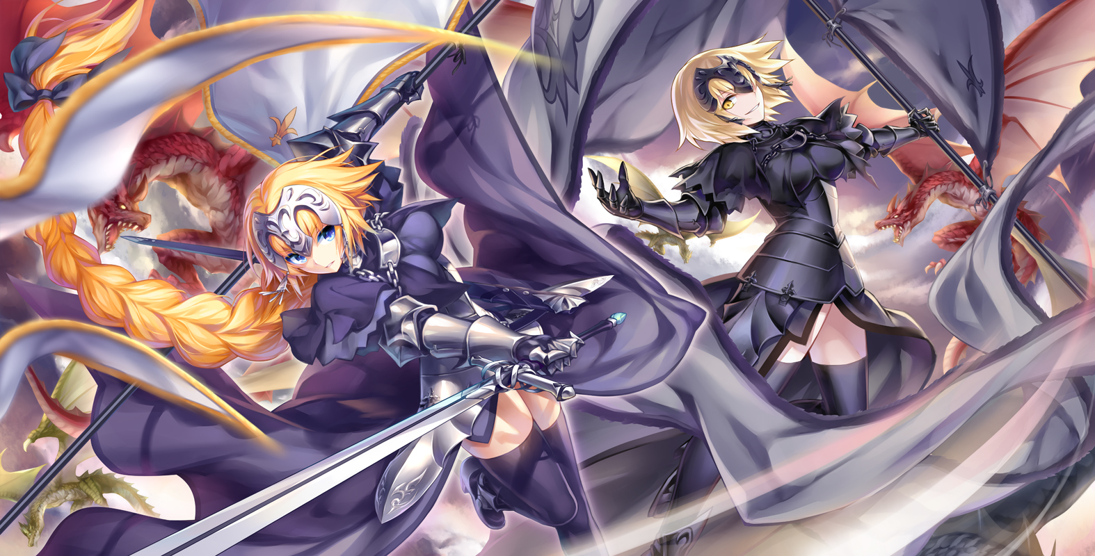 Amakusa Shirou And Jeanne D'Arc Wallpapers