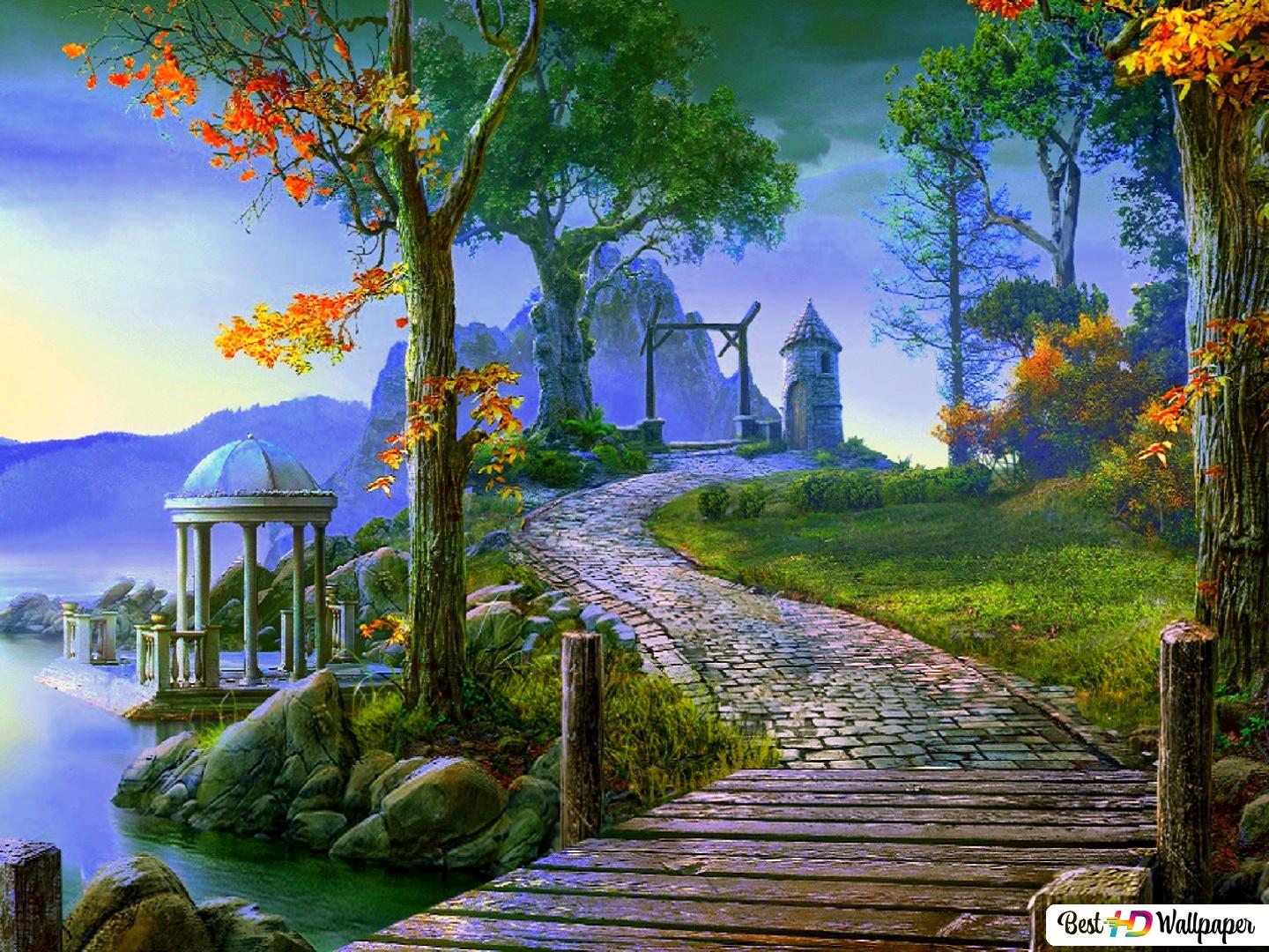 Amazing Fantasy Landscape Lake Wallpapers