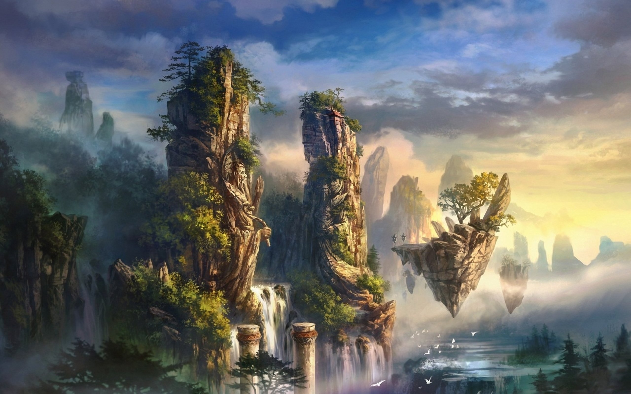 Amazing Fantasy Landscape Lake Wallpapers