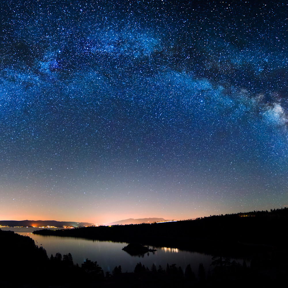 Amazing Milky Way At Lakside Wallpapers