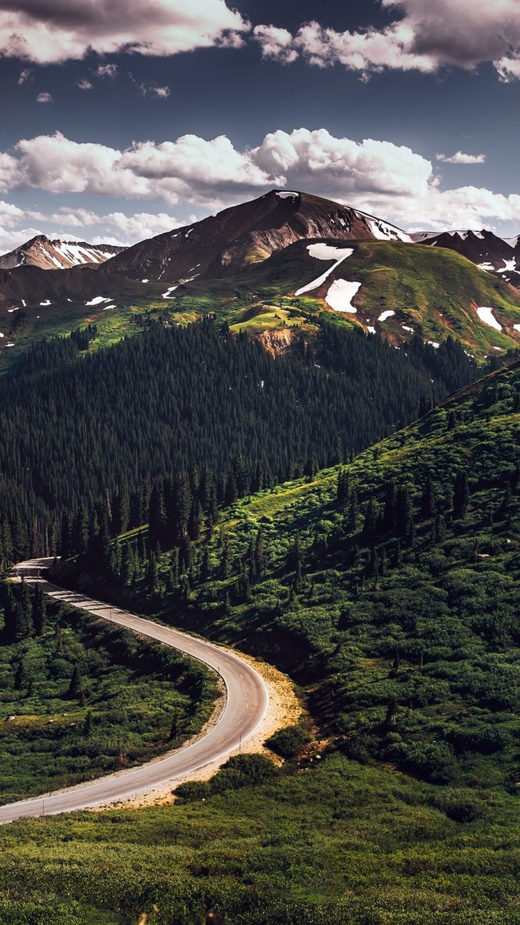 Amazing Mountain Road Wallpapers