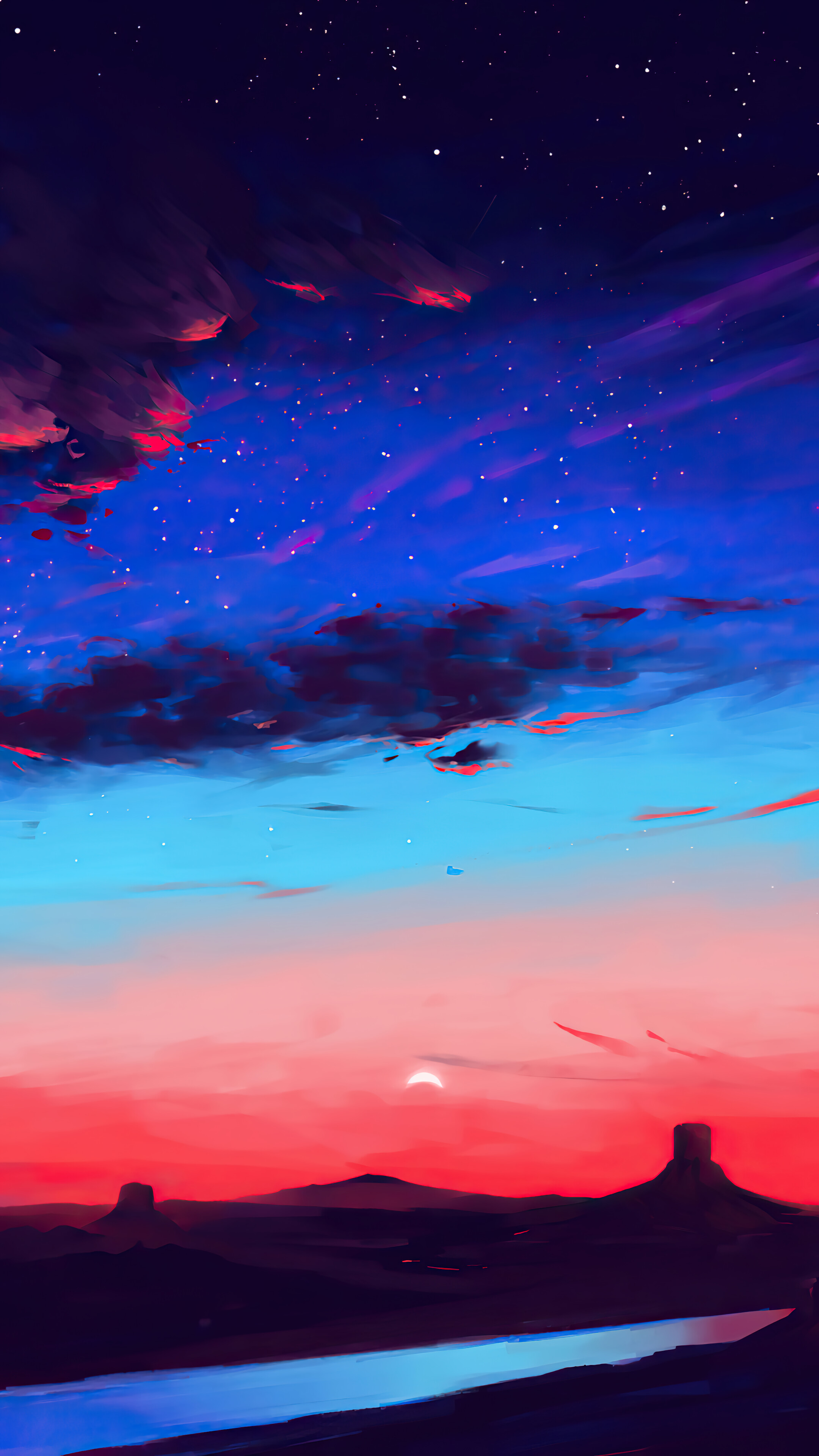 Amazing Sunset Art Wallpapers