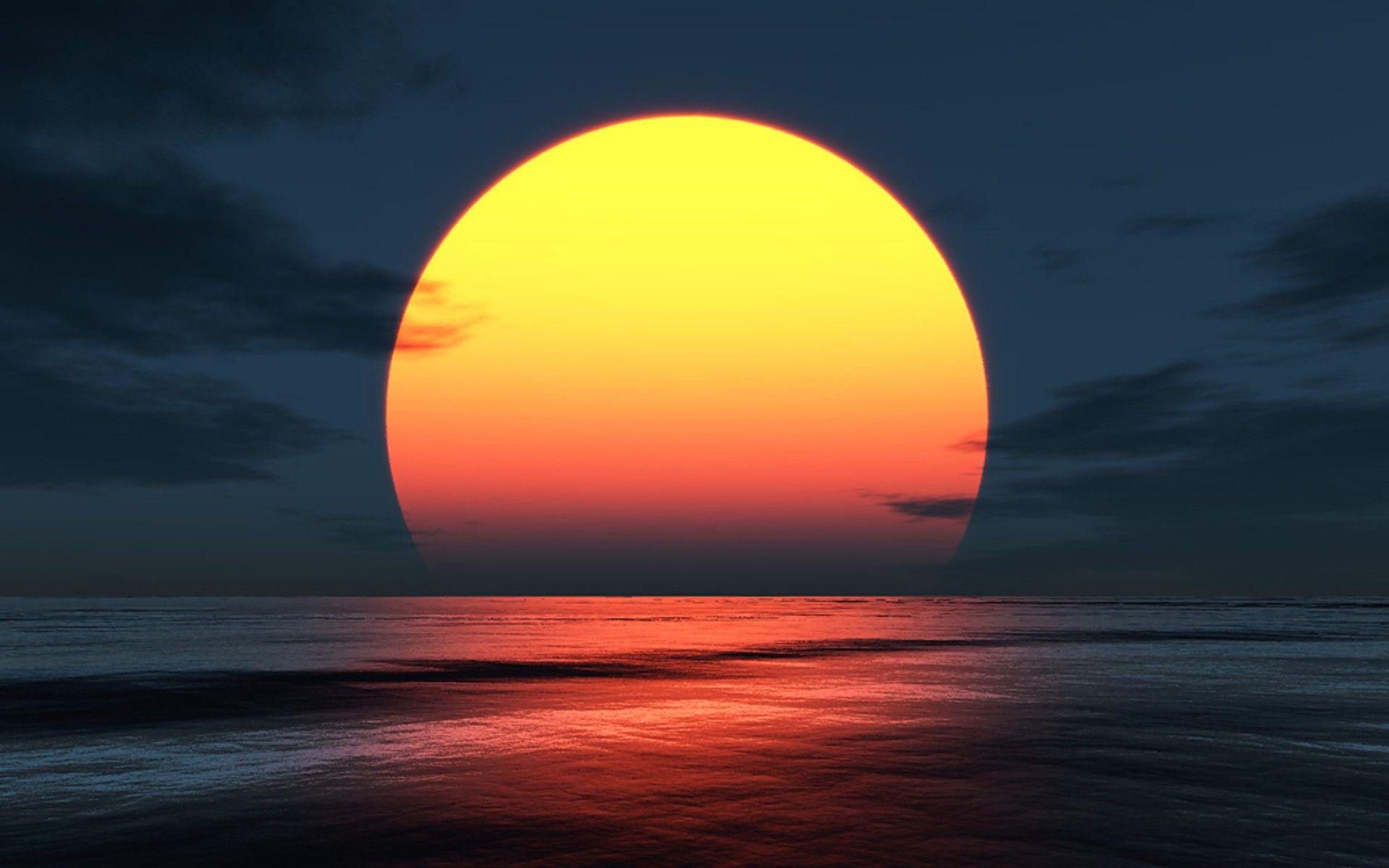 Amazing Sunset Art Wallpapers