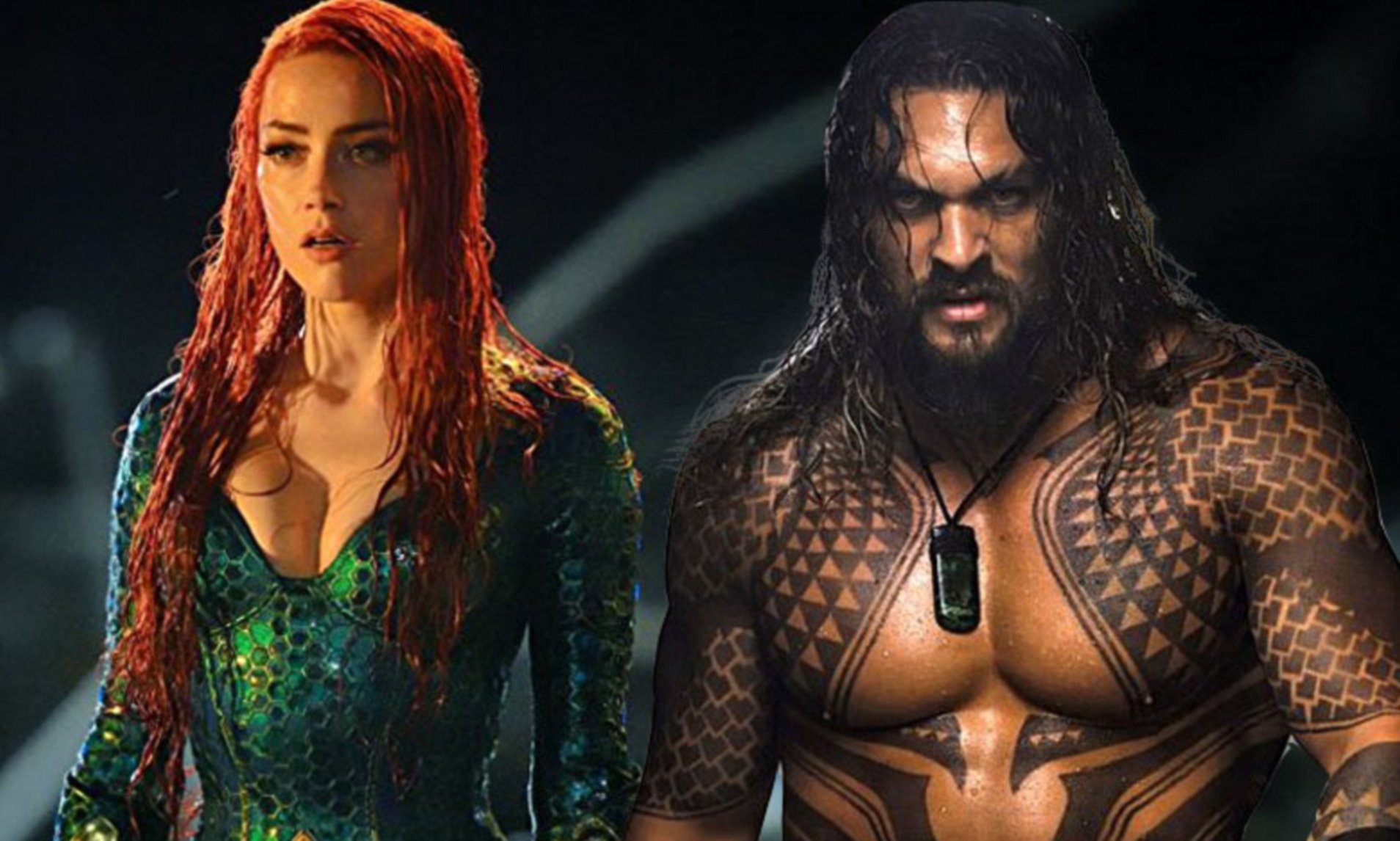 Amber Heard As Mera And Jason Momoa As Aquaman Wallpapers