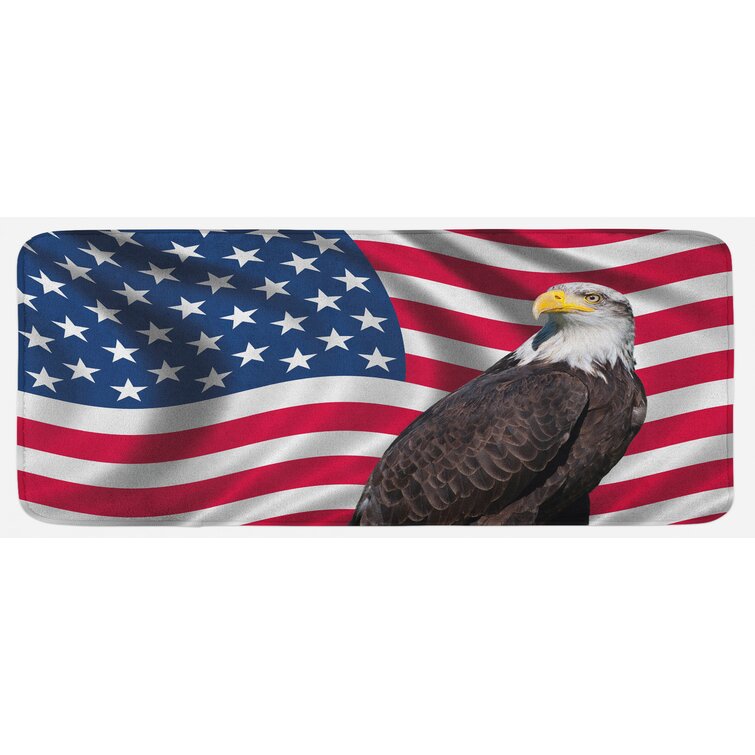 American Flag And Eagle Background