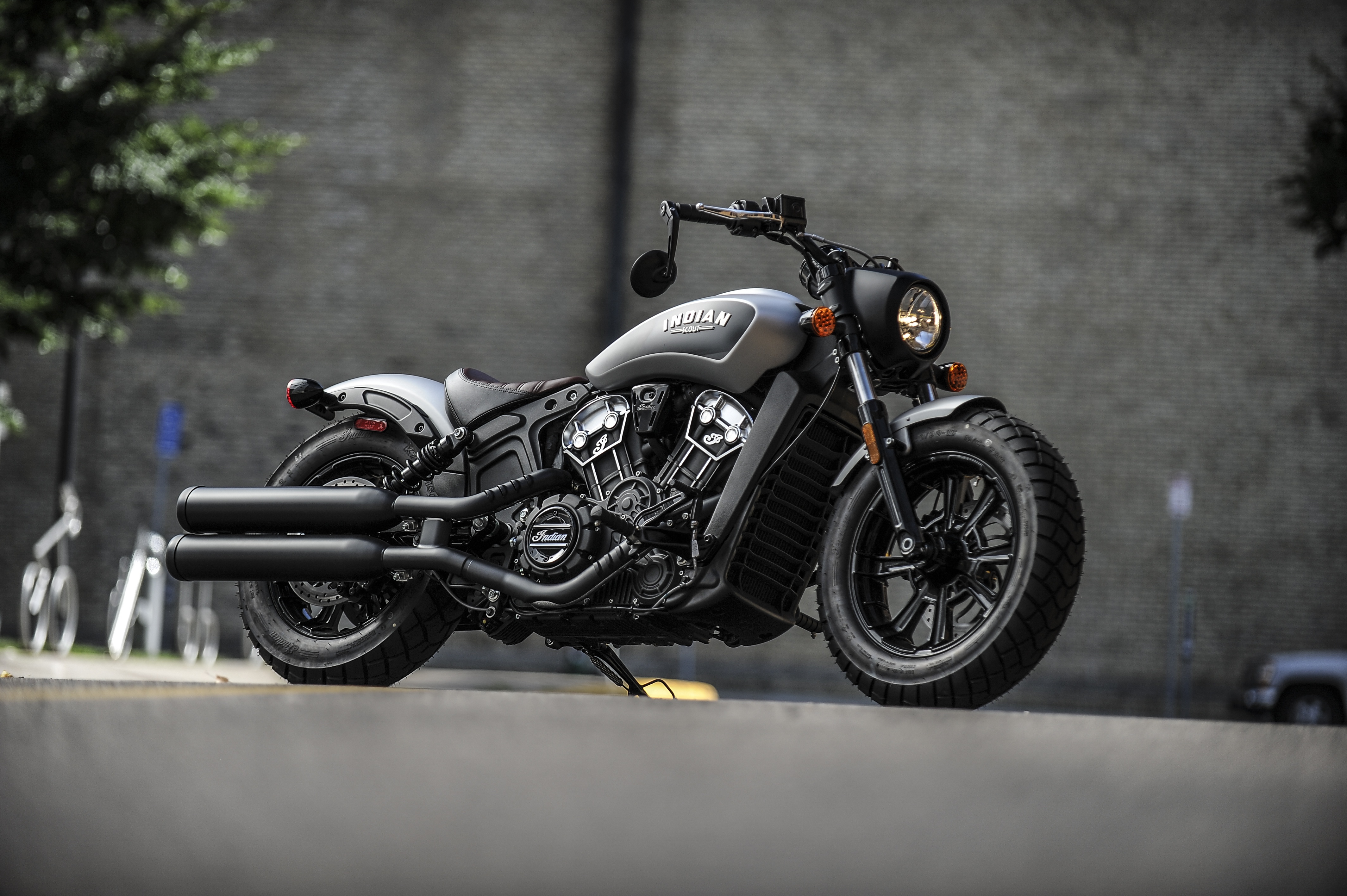 American Motorcycles Indian Scout Bobber 2018 Wallpapers