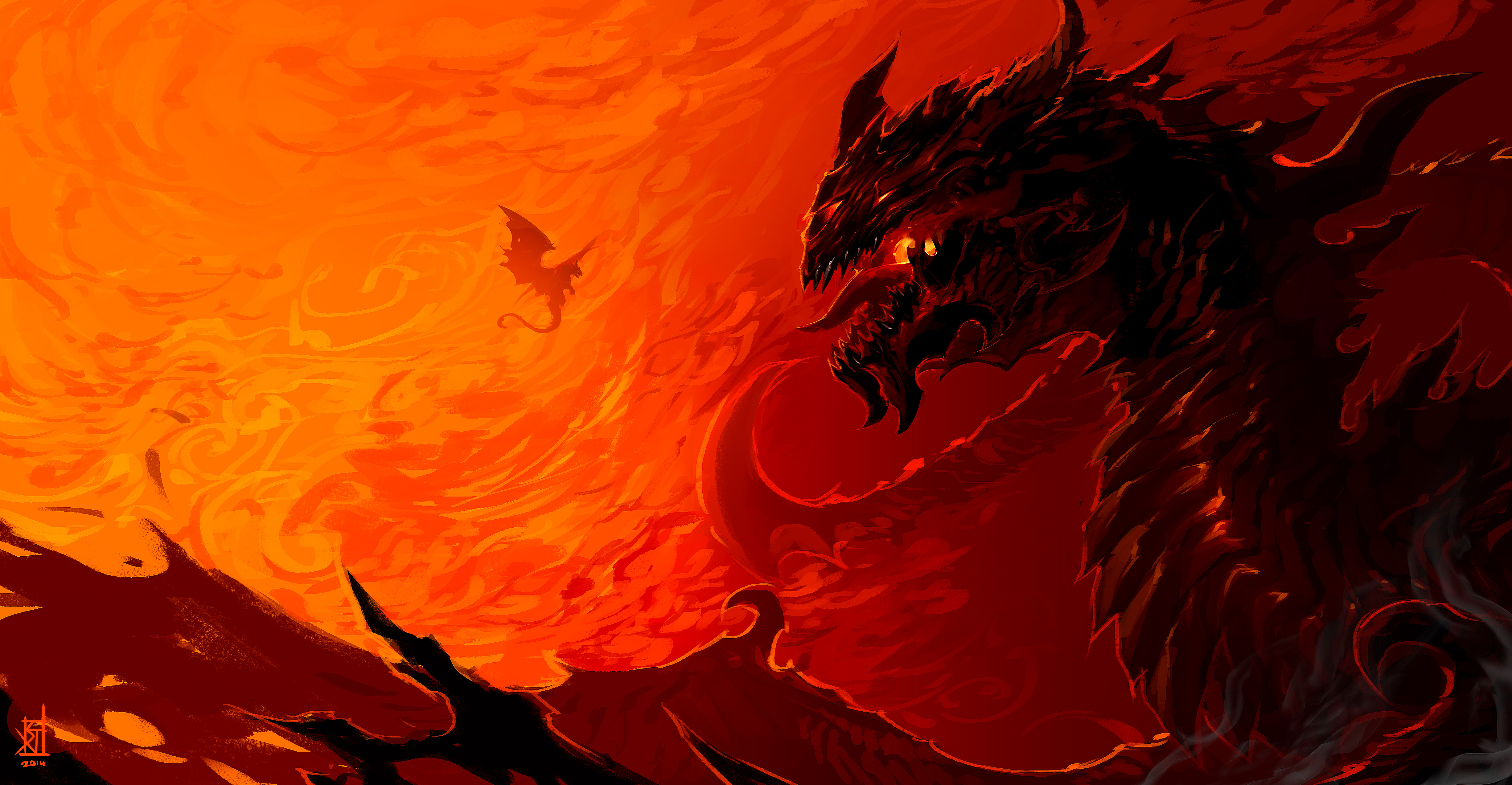 Ancalagon Dragon Wallpapers