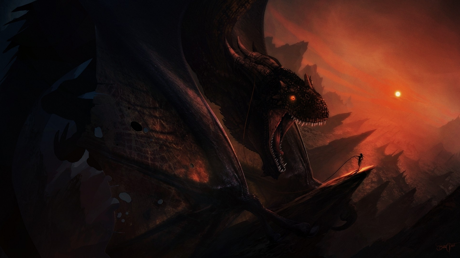 Ancalagon Dragon Wallpapers