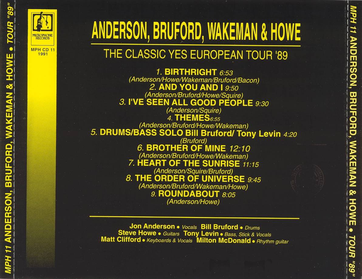 Anderson Bruford Wakeman Howe Wallpapers