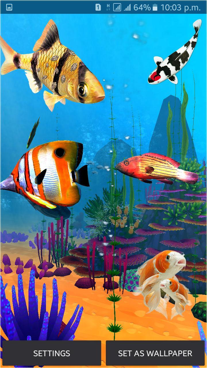 Android Fish Background