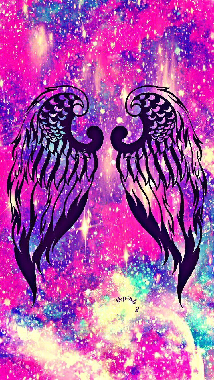 Angel Colorful Wings Wallpapers