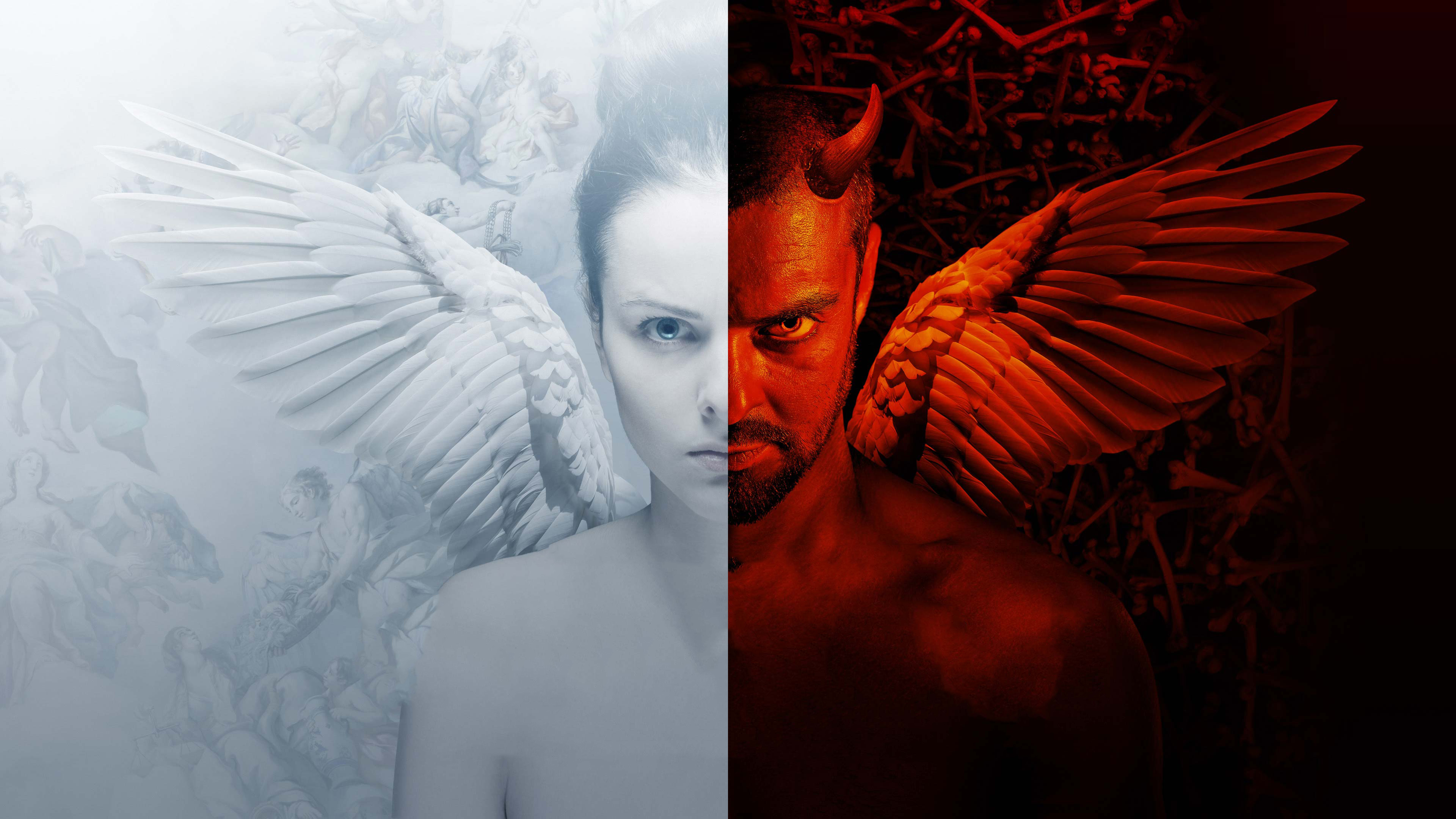 Angel Vs Demon Wallpapers