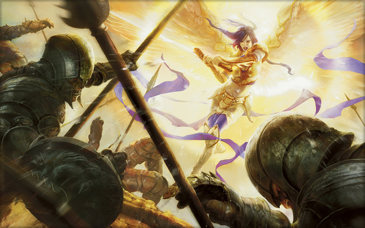 Angel Warrior Magic The Gathering Wallpapers