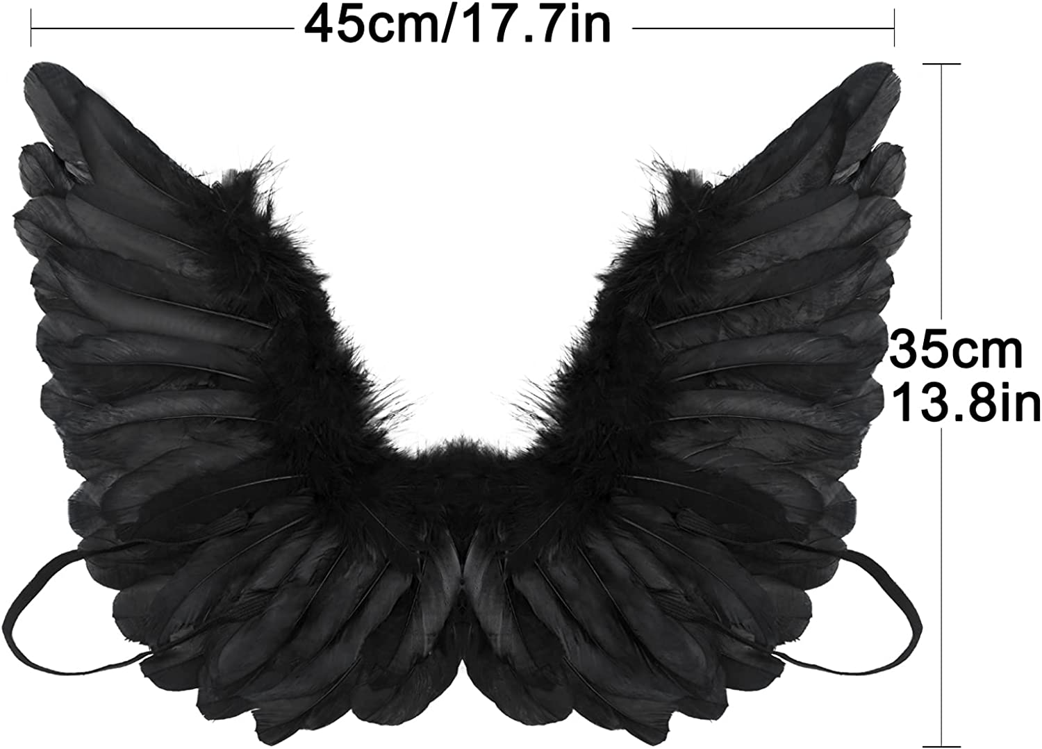 Angel Wings Black Background