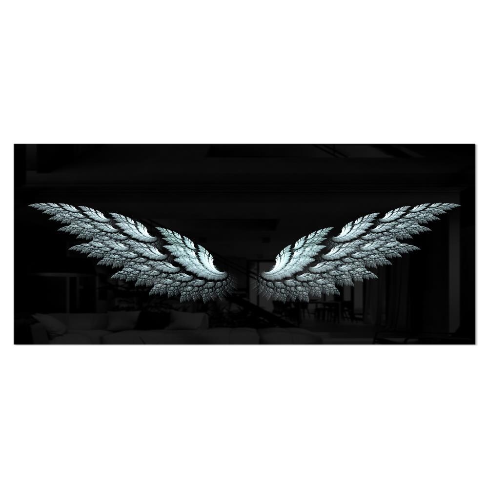 Angel Wings Black Background