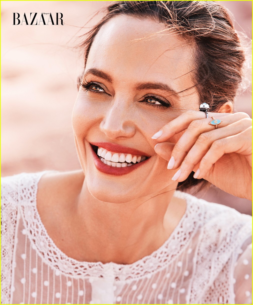Angelina Jolie For Harpers Bazaar 2017 Wallpapers