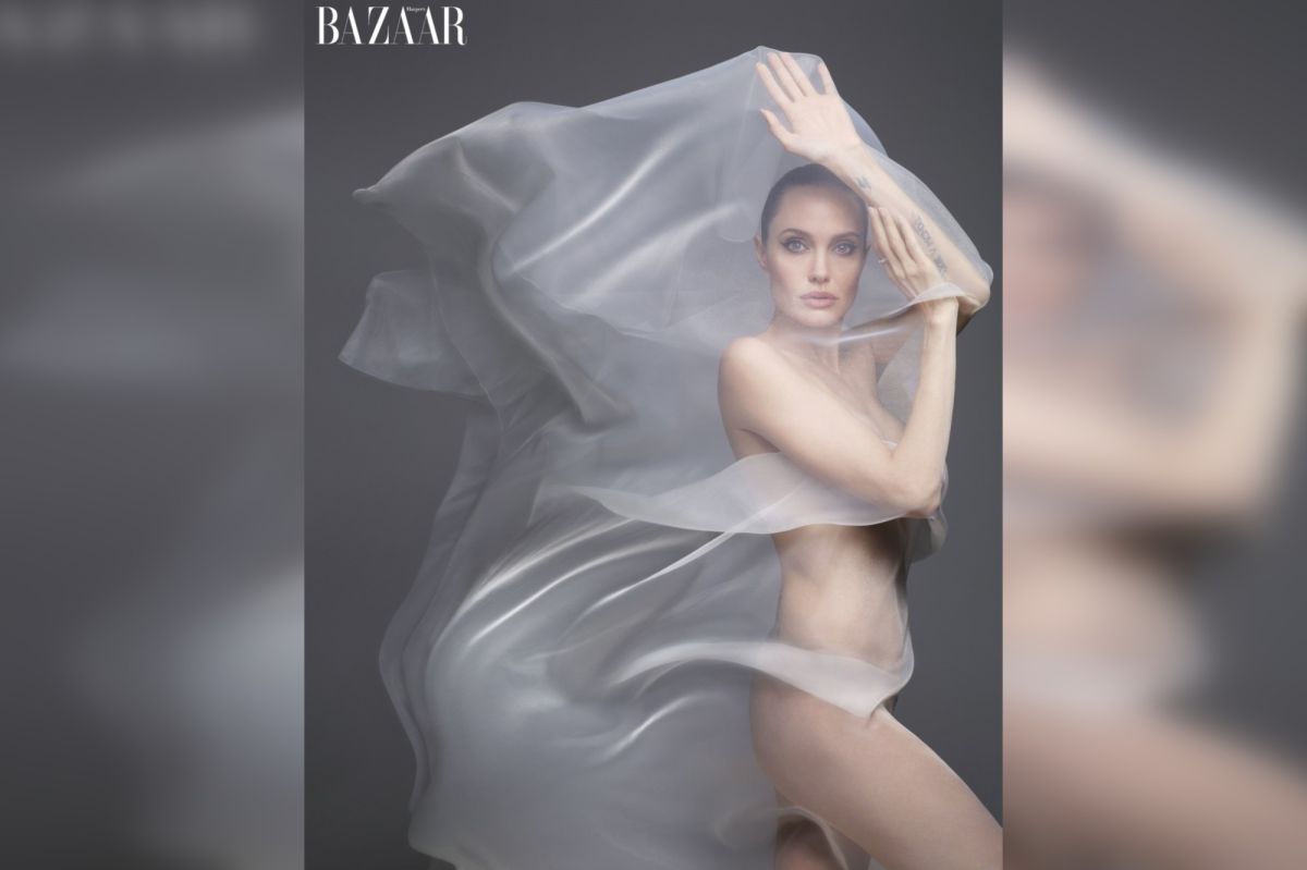 Angelina Jolie For Harpers Bazaar Wallpapers