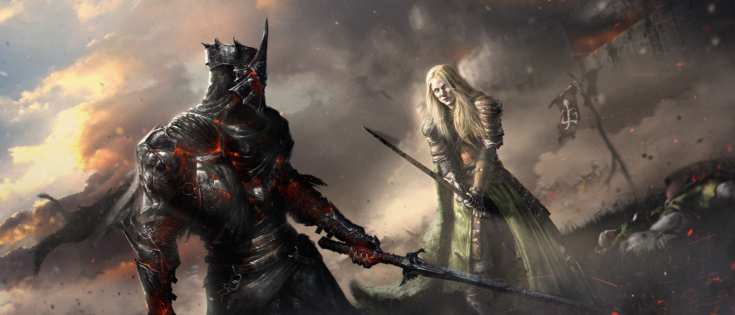 Angmar Vs Eowyn
 Wallpapers