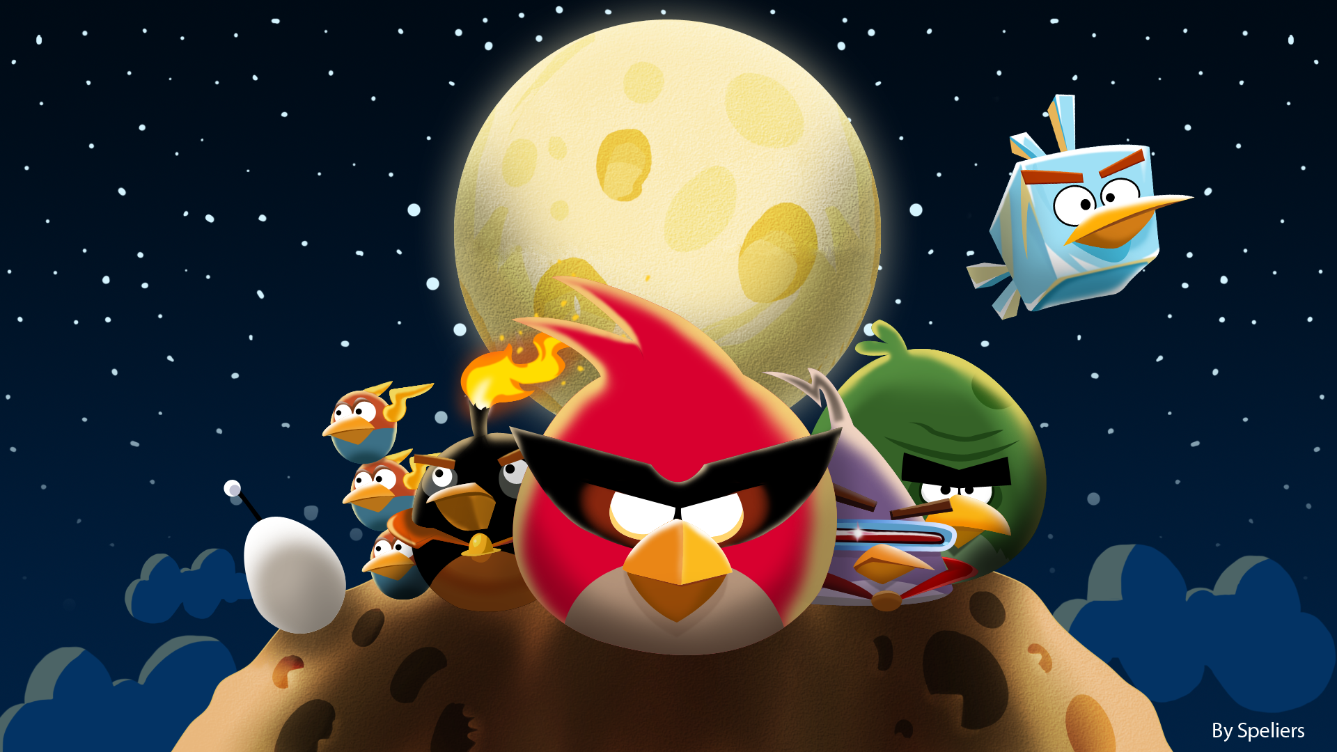 Angry Birds Space Wallpapers