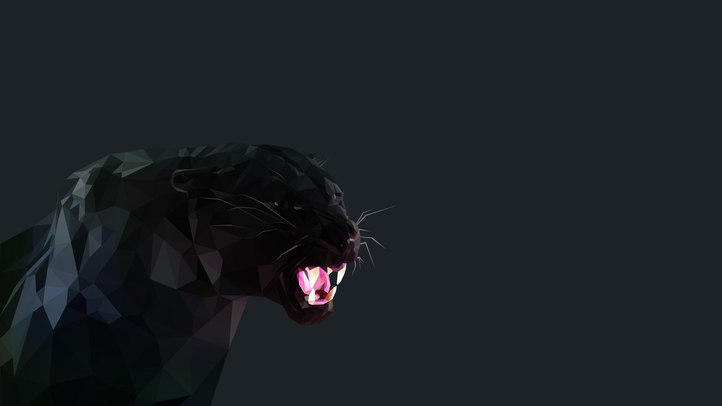 Angry Black Panther Animal Wallpapers