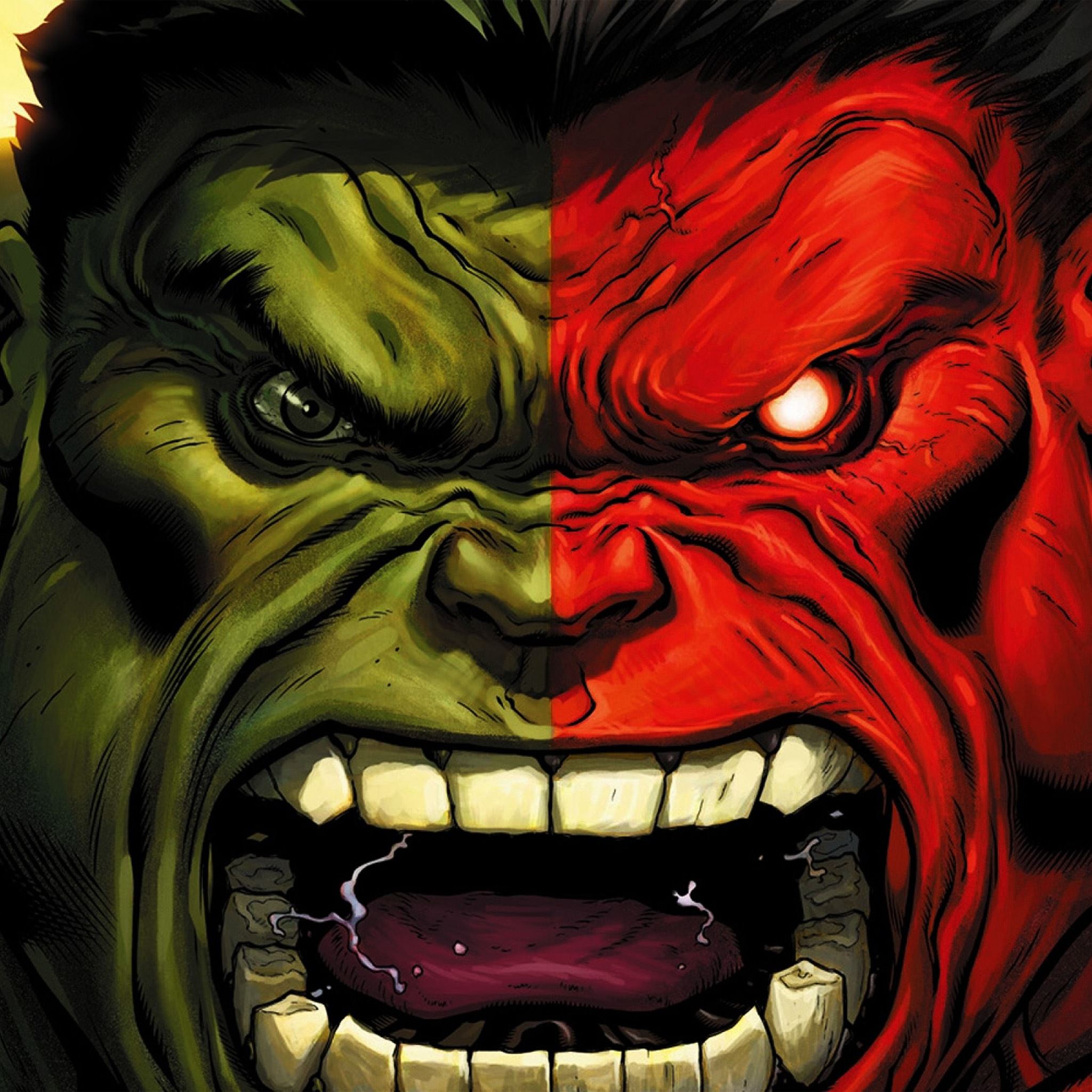 Angry Hulk Illustration Wallpapers