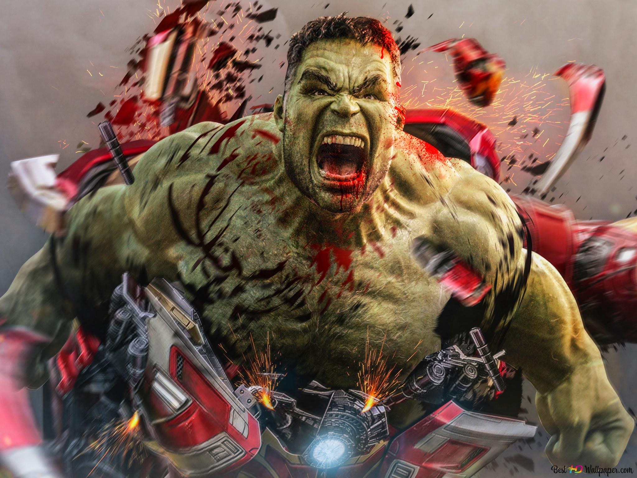 Angry Hulk Marvel's Avengers Wallpapers