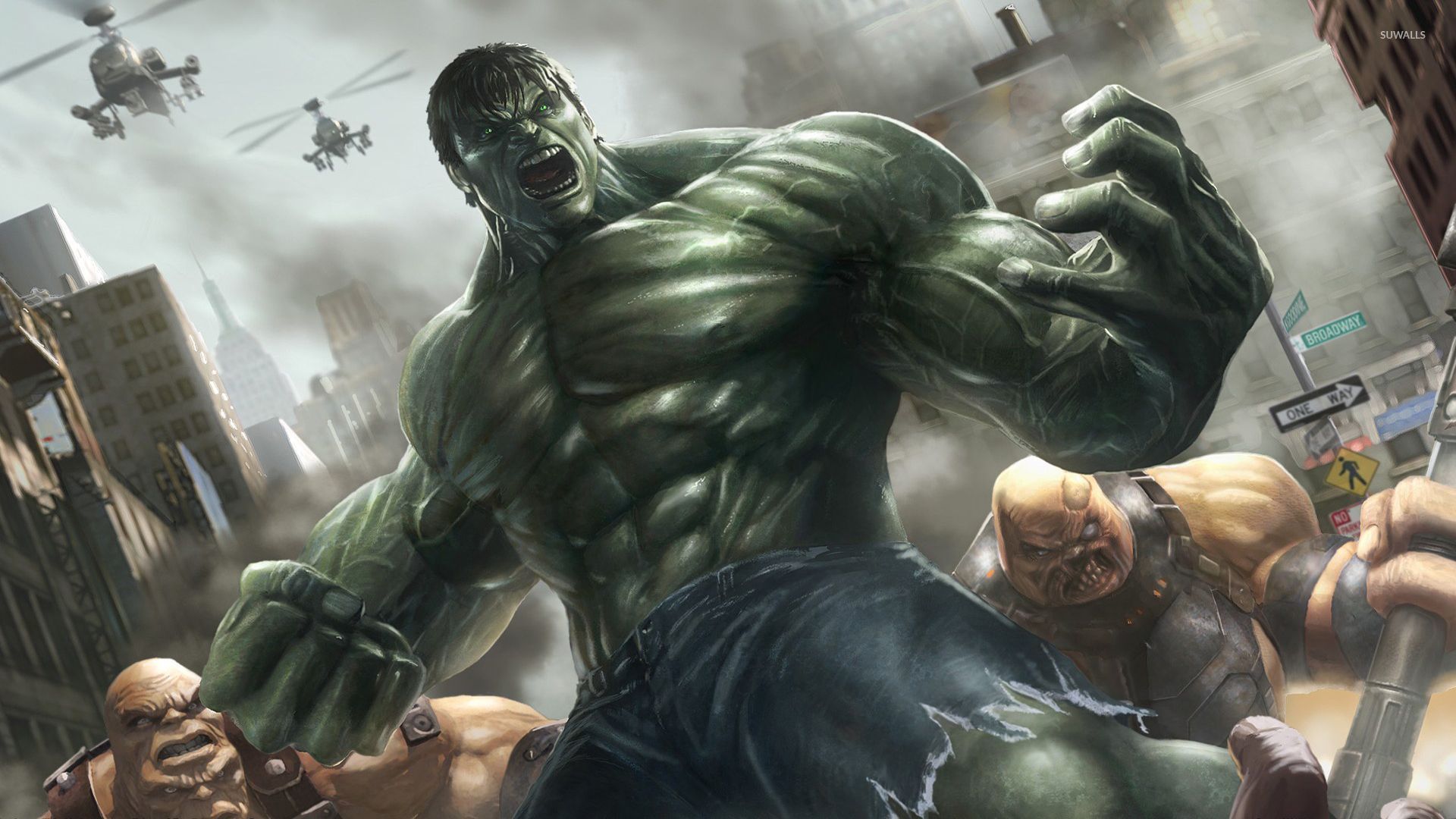 Angry Hulk Marvel Comic Wallpapers