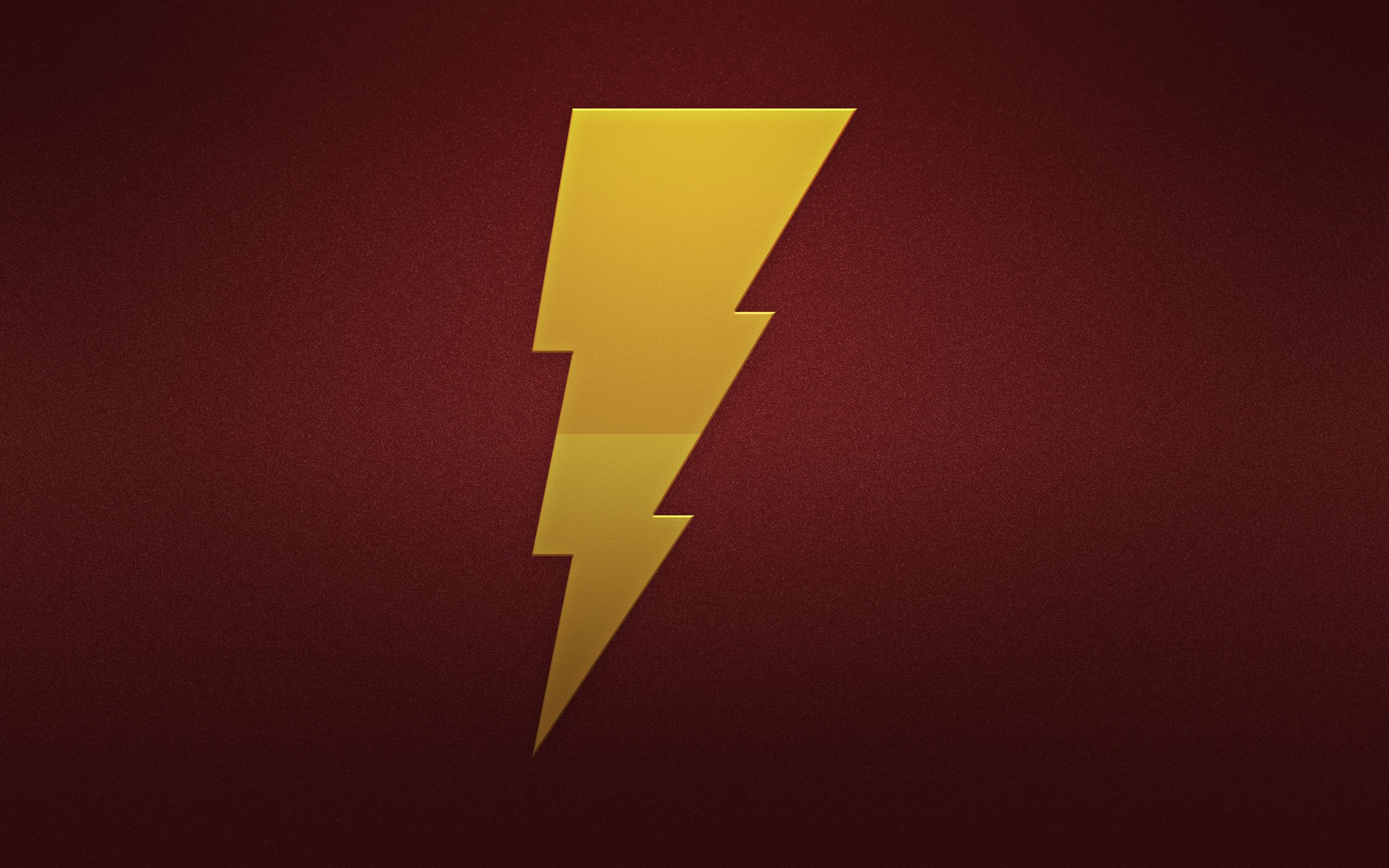 Angry Shazam Minimalist Wallpapers