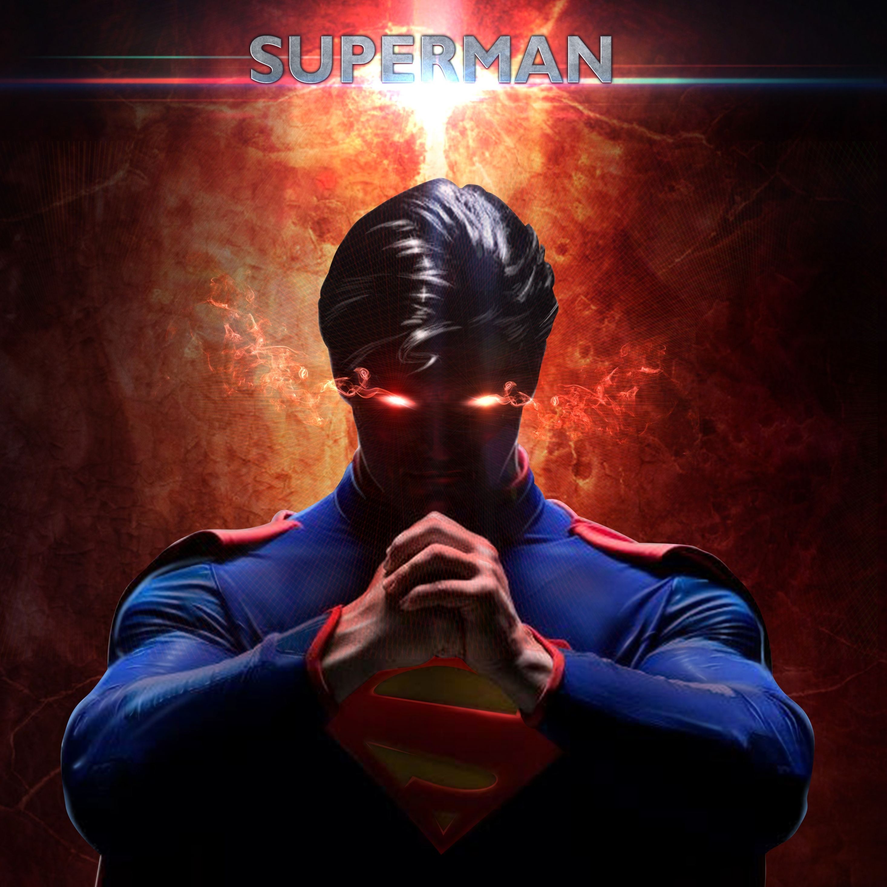 Angry Superman Art Wallpapers