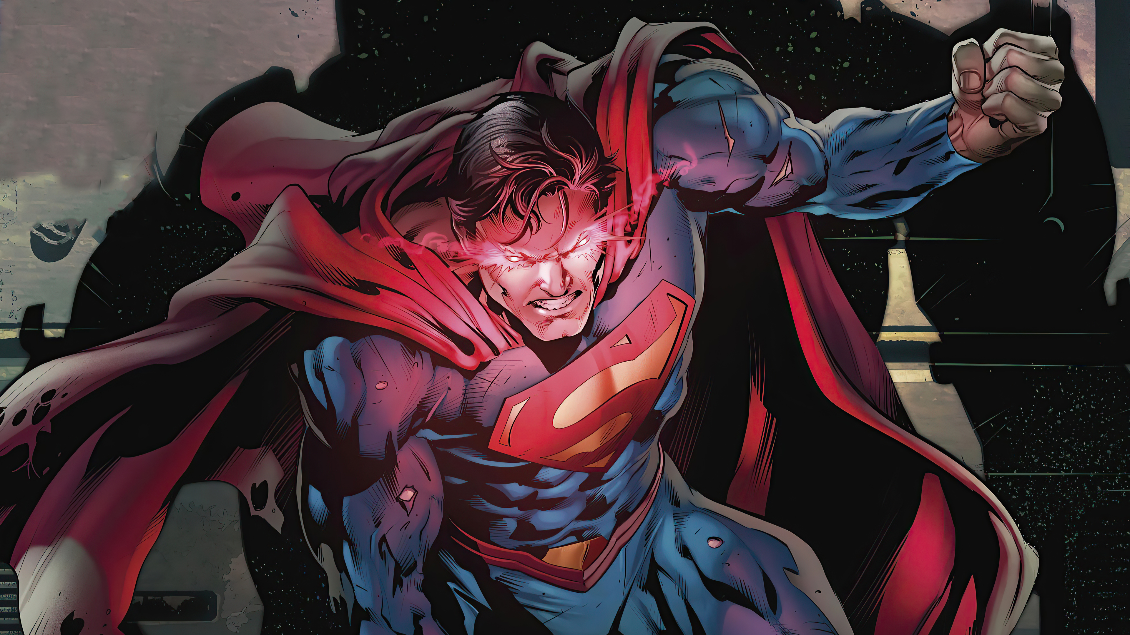 Angry Superman Art Wallpapers