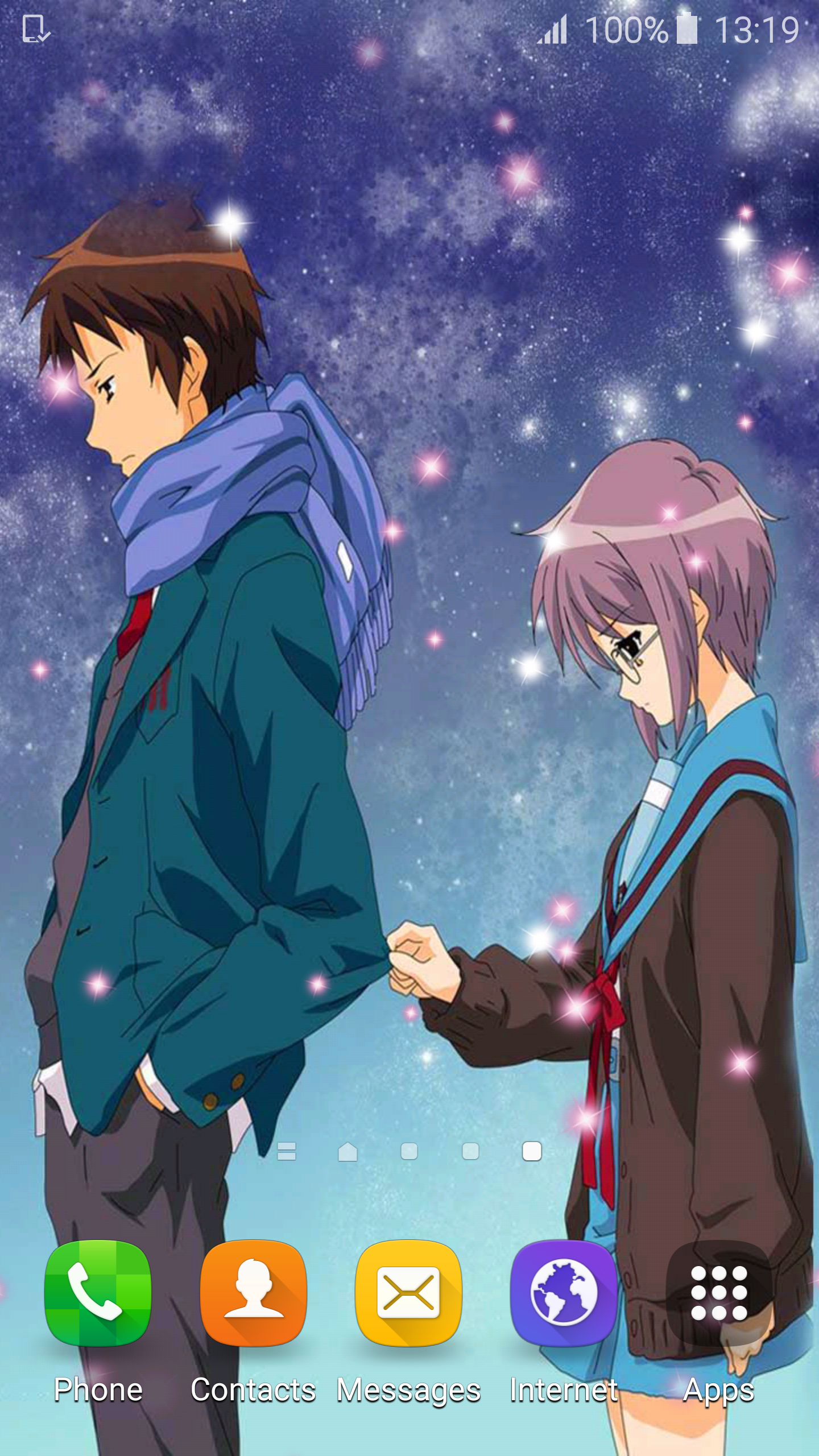 Animated Couple Holding Hands Wallpapers