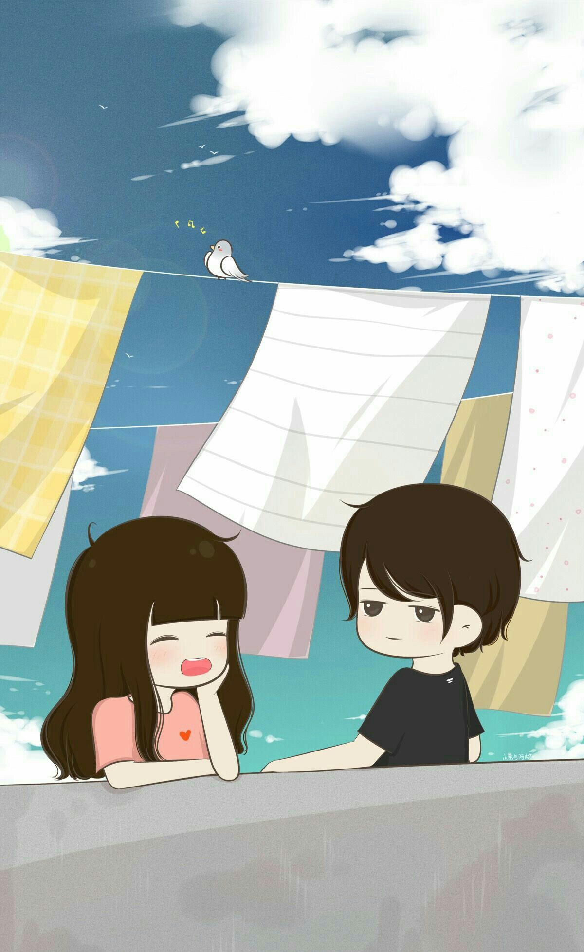 Animated Couple Images Wallpapers