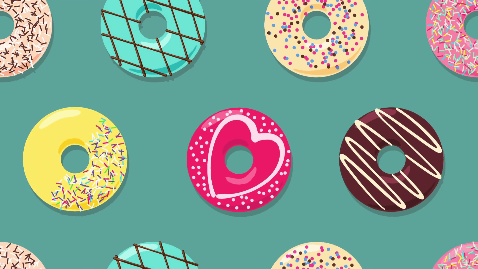 Animated Doughnuts Wallpapers