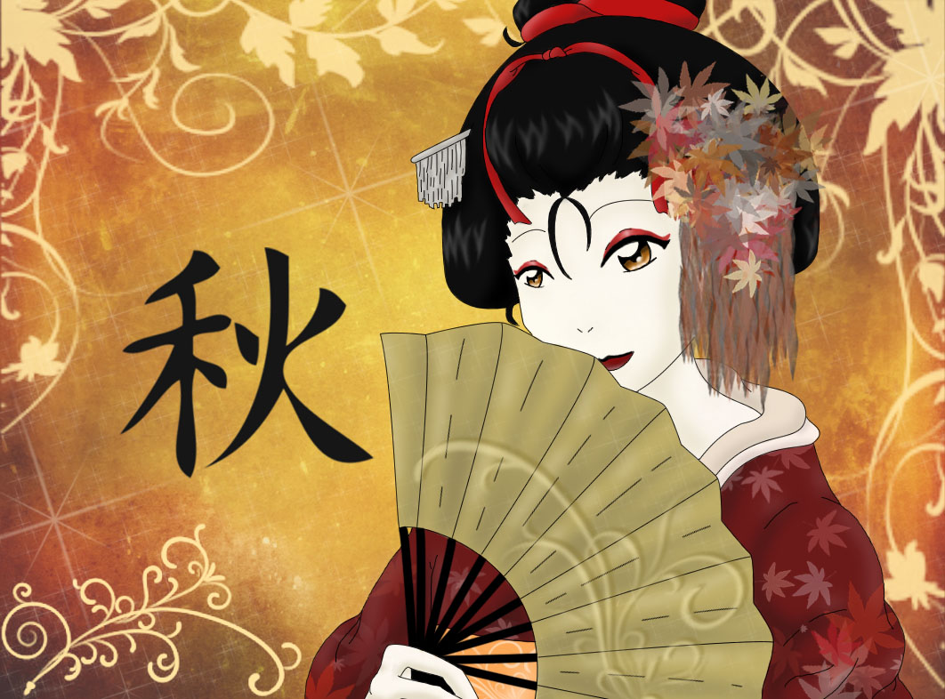 Animated Geisha Wallpapers