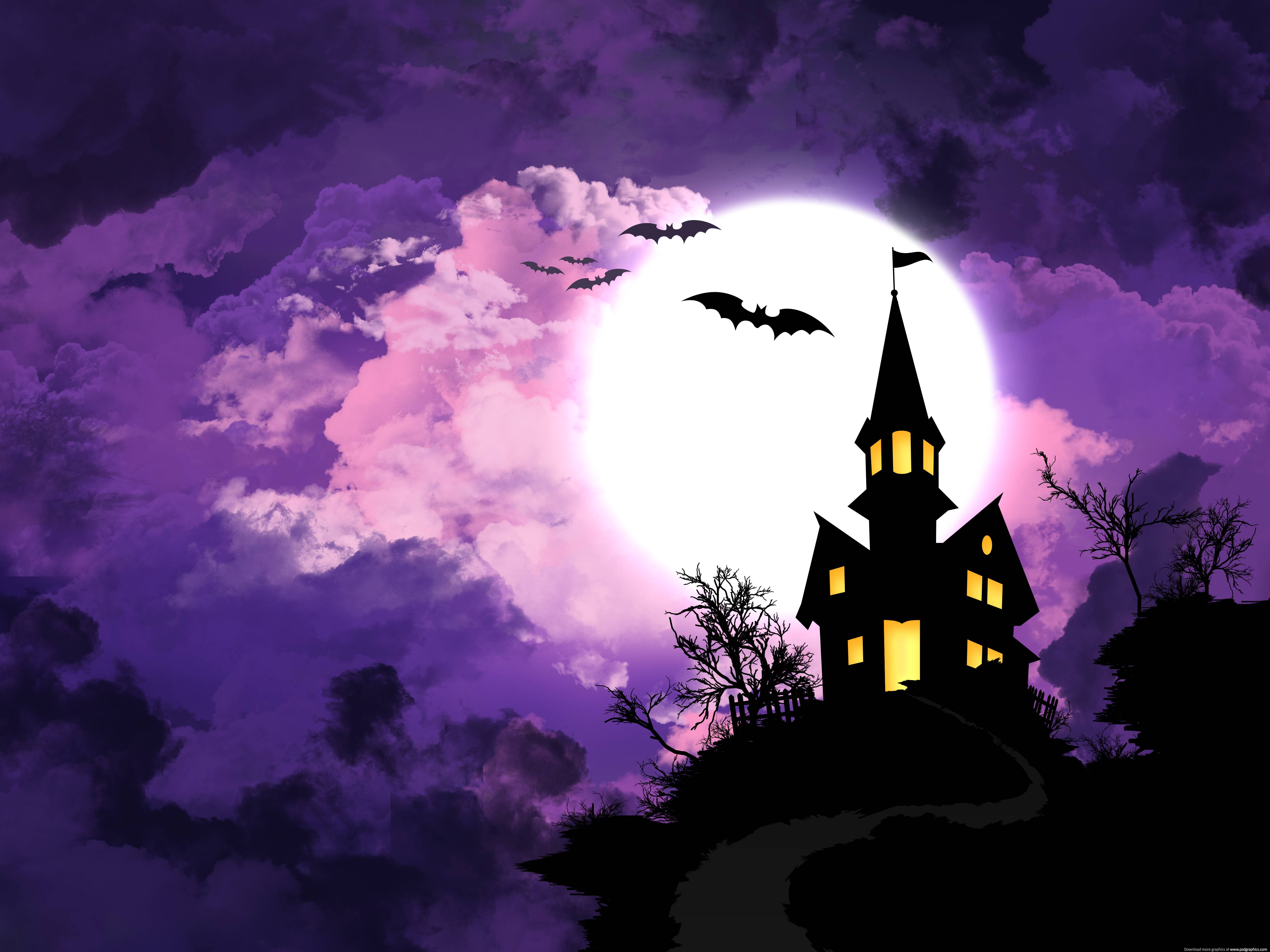 Animated Haunted House Wallpapers