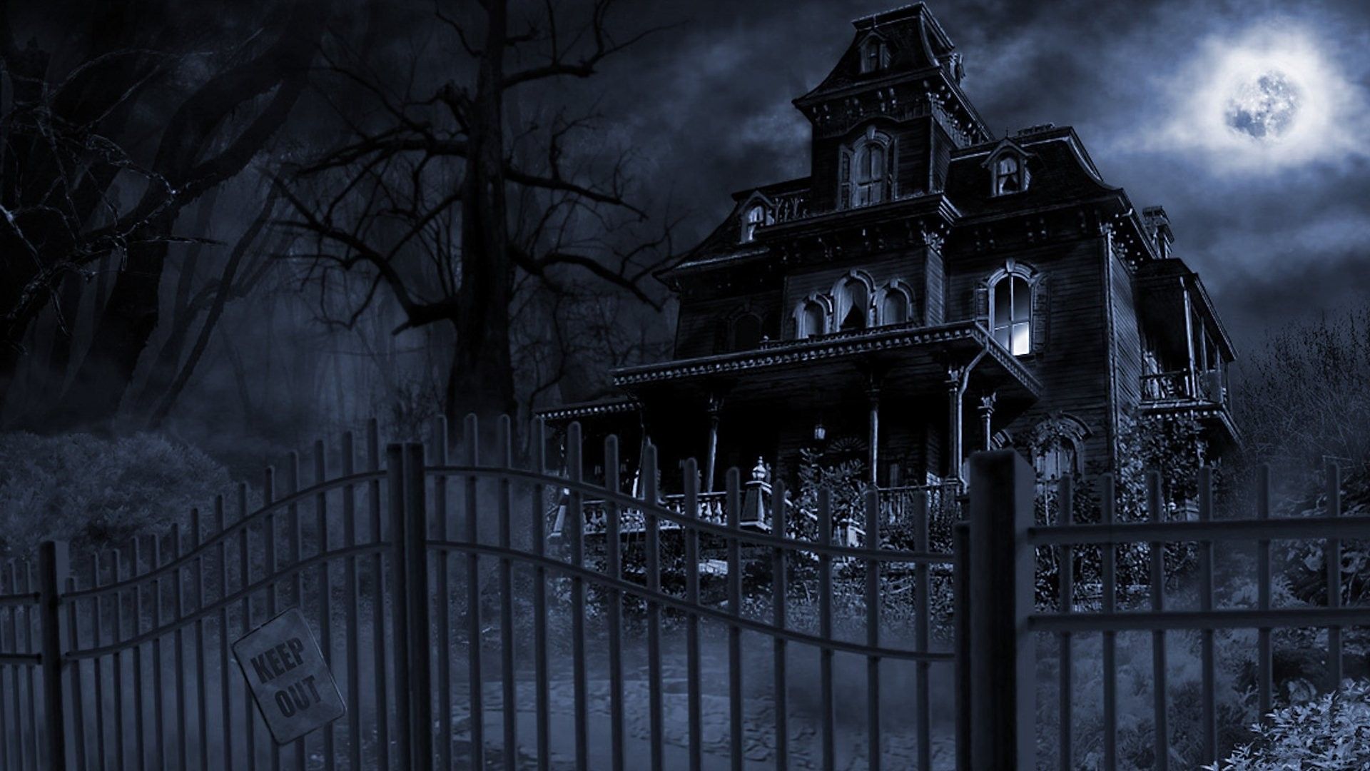 Animated Haunted House Wallpapers