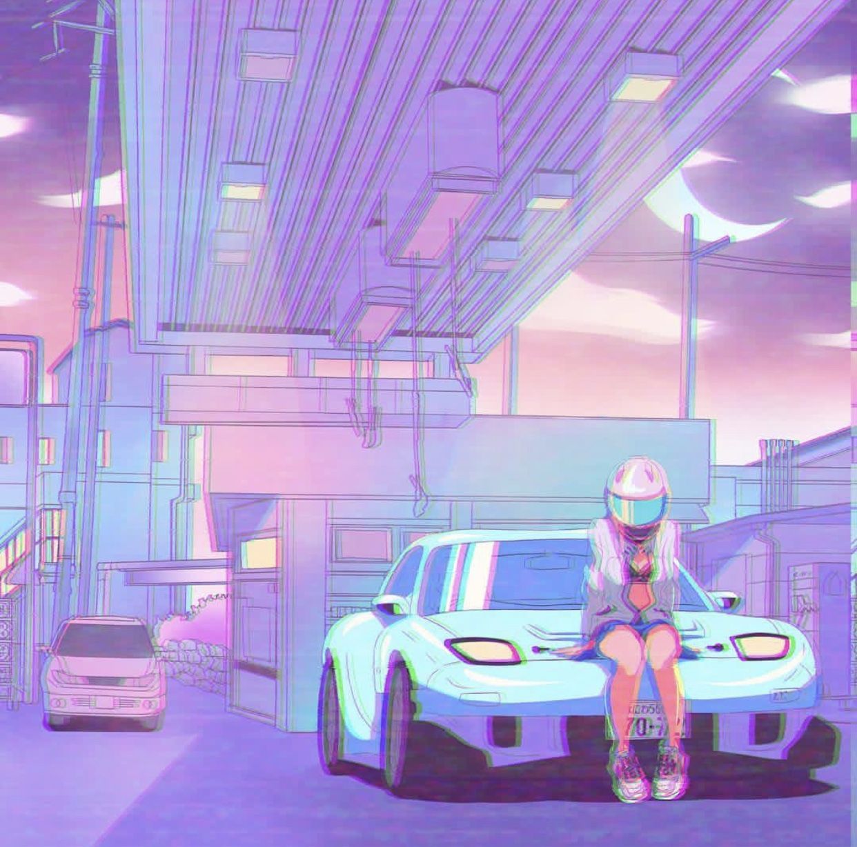 Anime Aesthetic Car Wallpapers