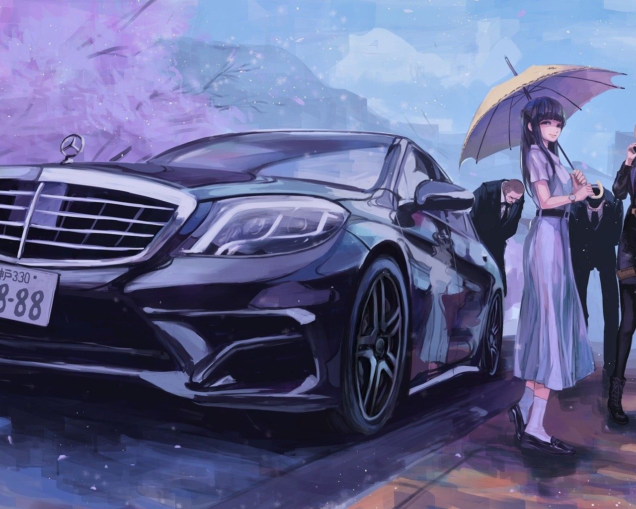 Anime Aesthetic Car Wallpapers