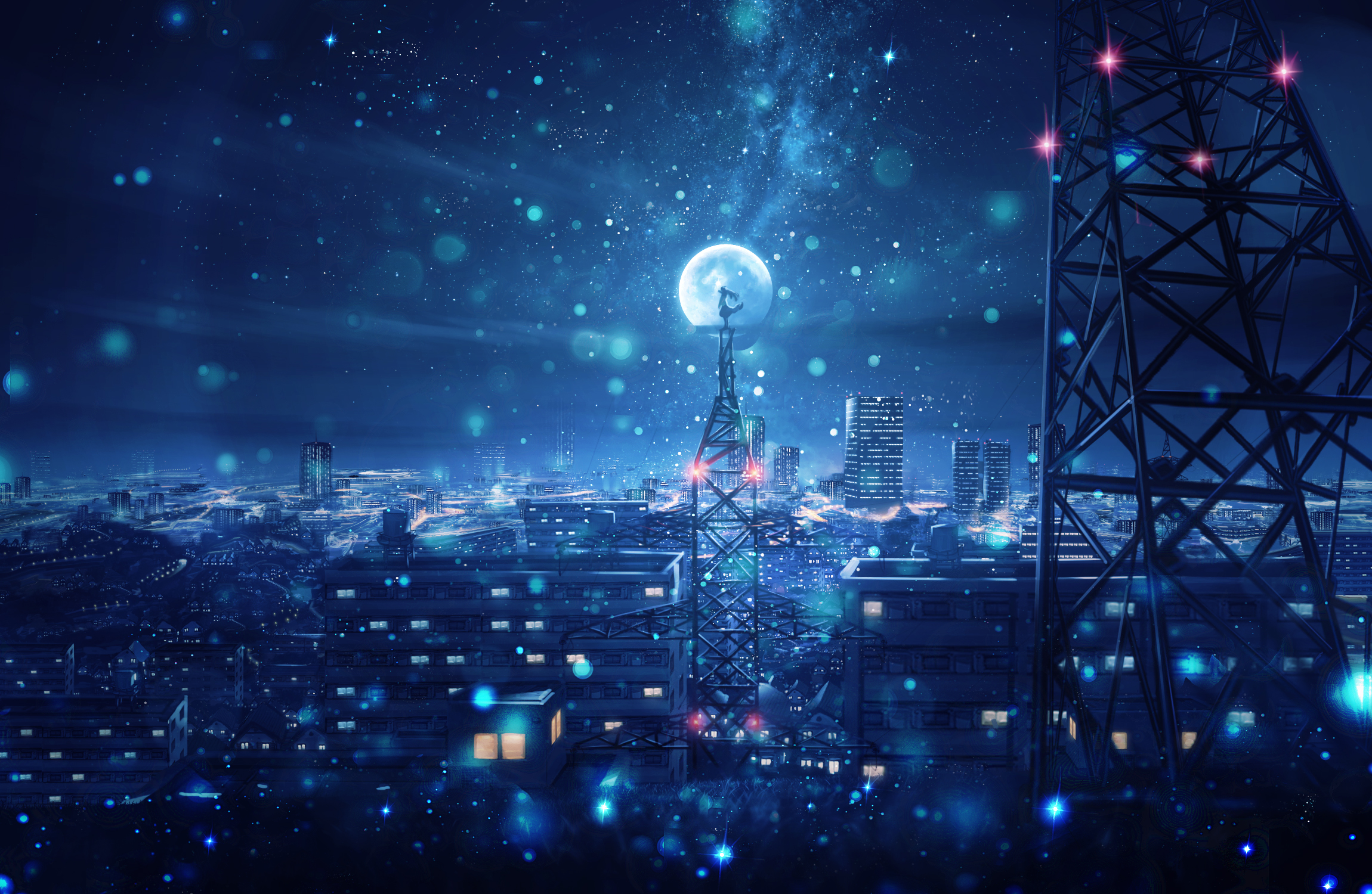 Anime Aesthetic City Wallpapers