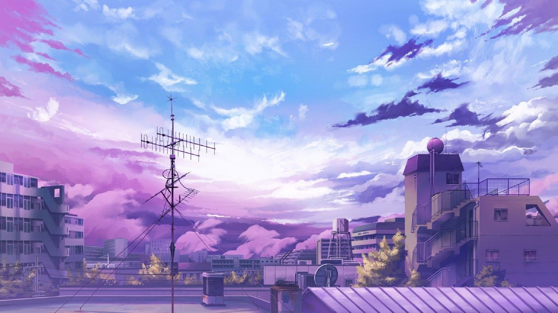 Anime Aesthetic City Wallpapers