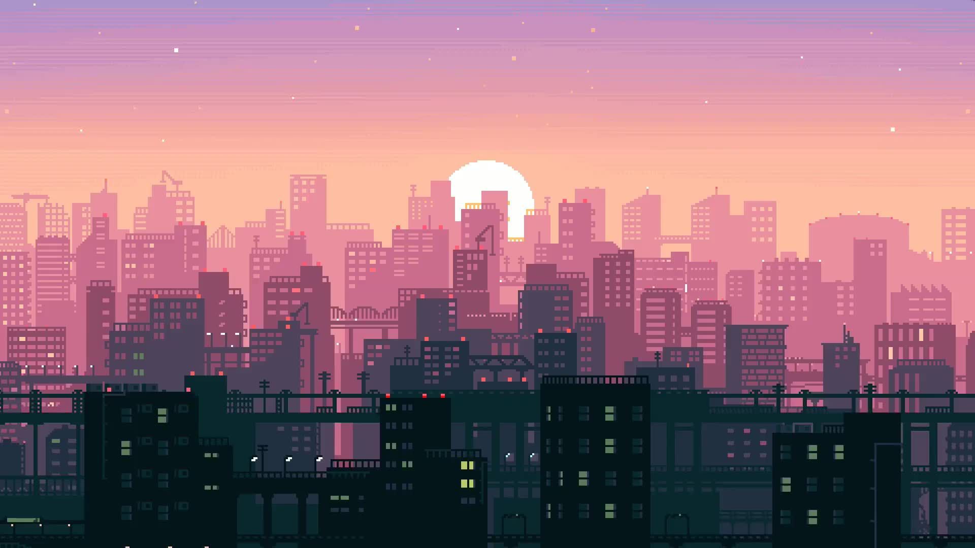 Anime Aesthetic City Wallpapers