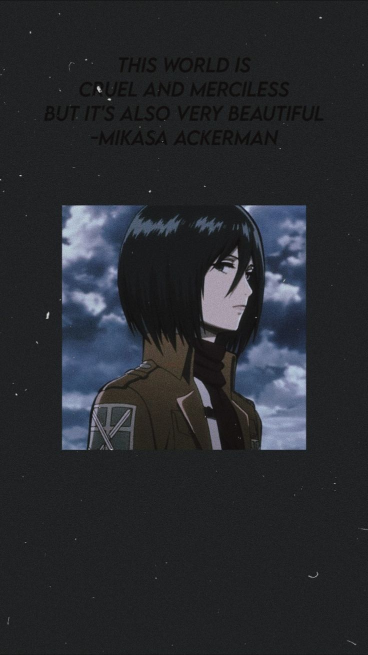 Anime Aesthetic Mikasa Wallpapers